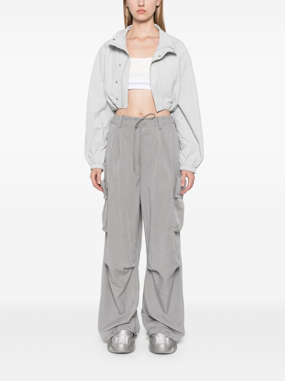 cuffed cargo pants - 2