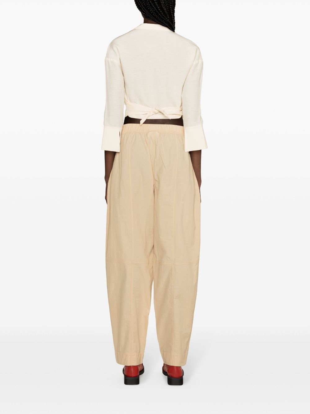 Curve tapered-leg trousers - 4