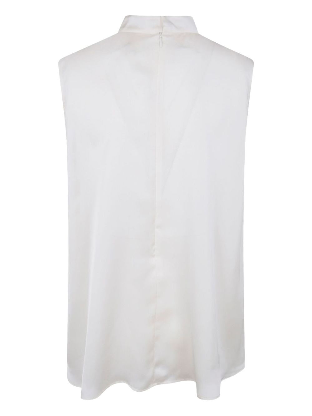 ruffle-detail sleeveless top - 2