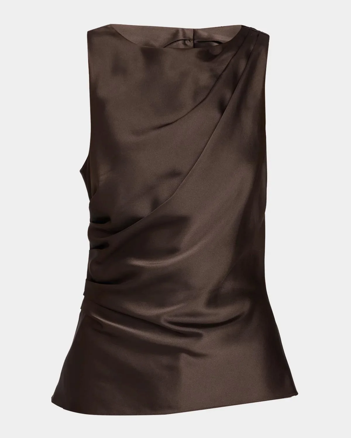 Sasha Draped Satin Top - 1