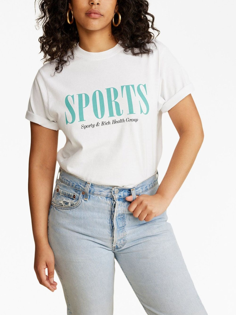 Sporty & Rich Sports cotton T-shirt outlook