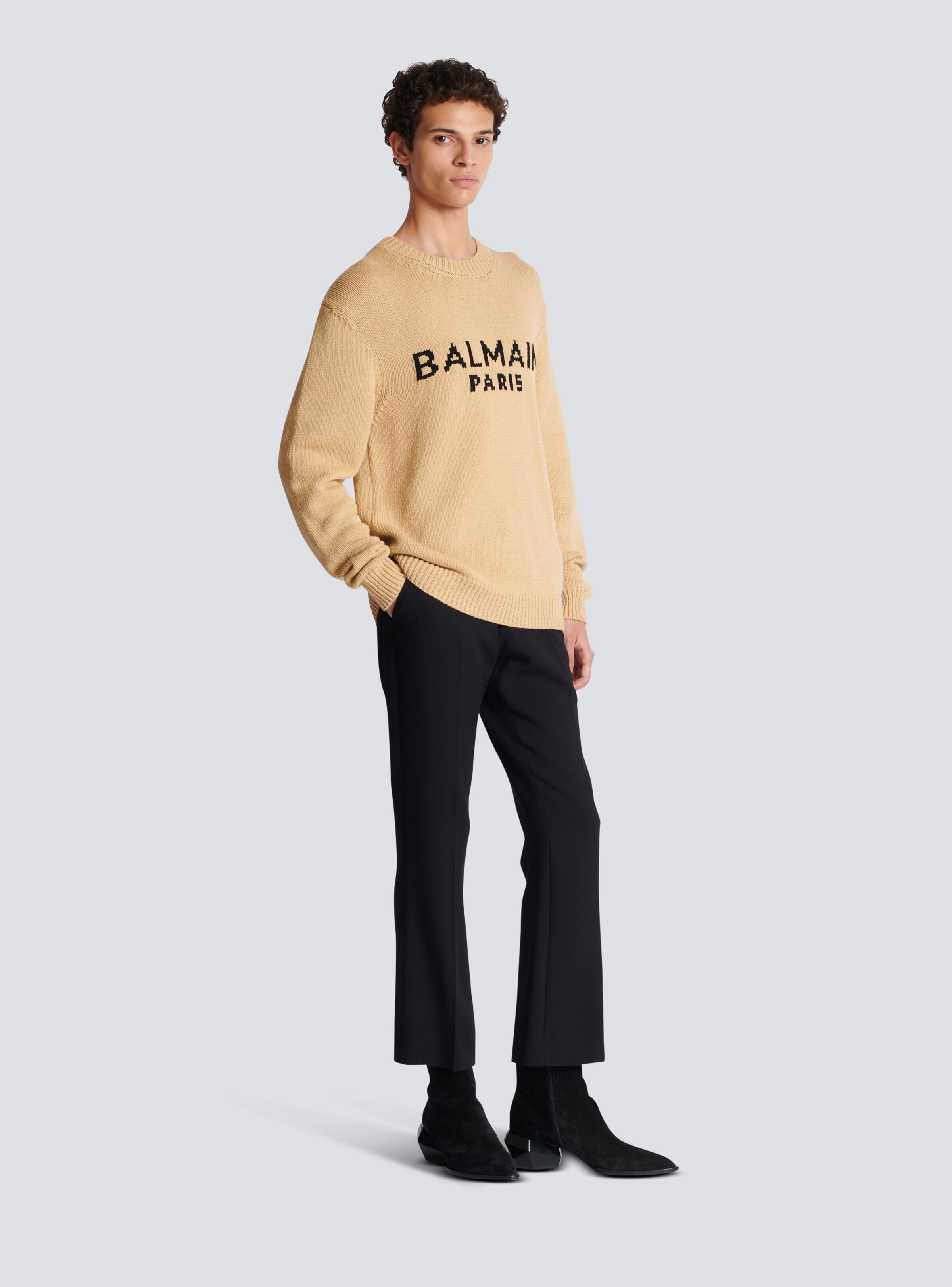 Balmain merino wool jumper - 3