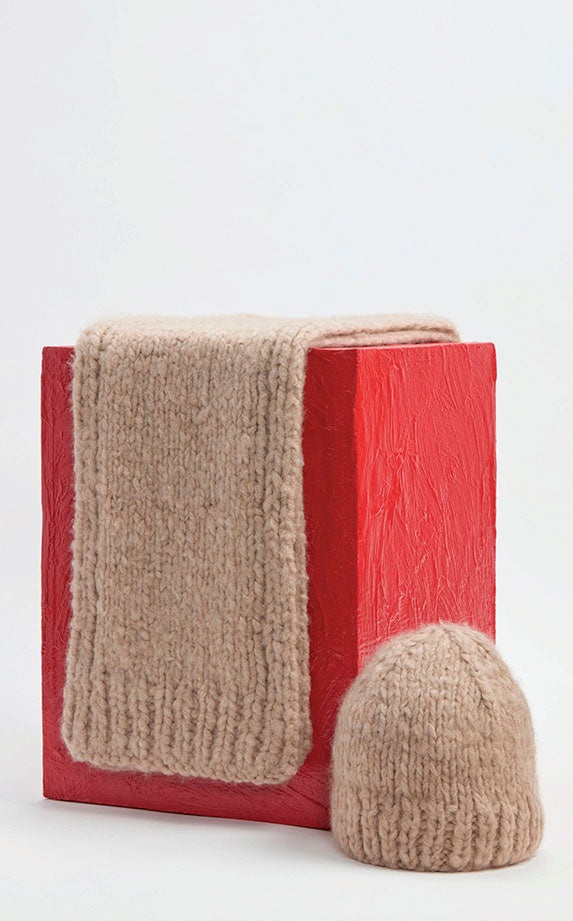 Pacino Knit Hat in Oatmeal Welfat Cashmere - 2