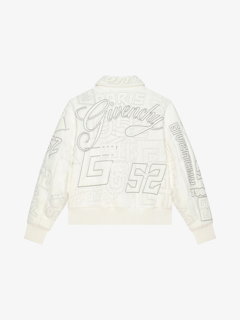 QUILTED BOMBER JACKET IN LEATHER 5