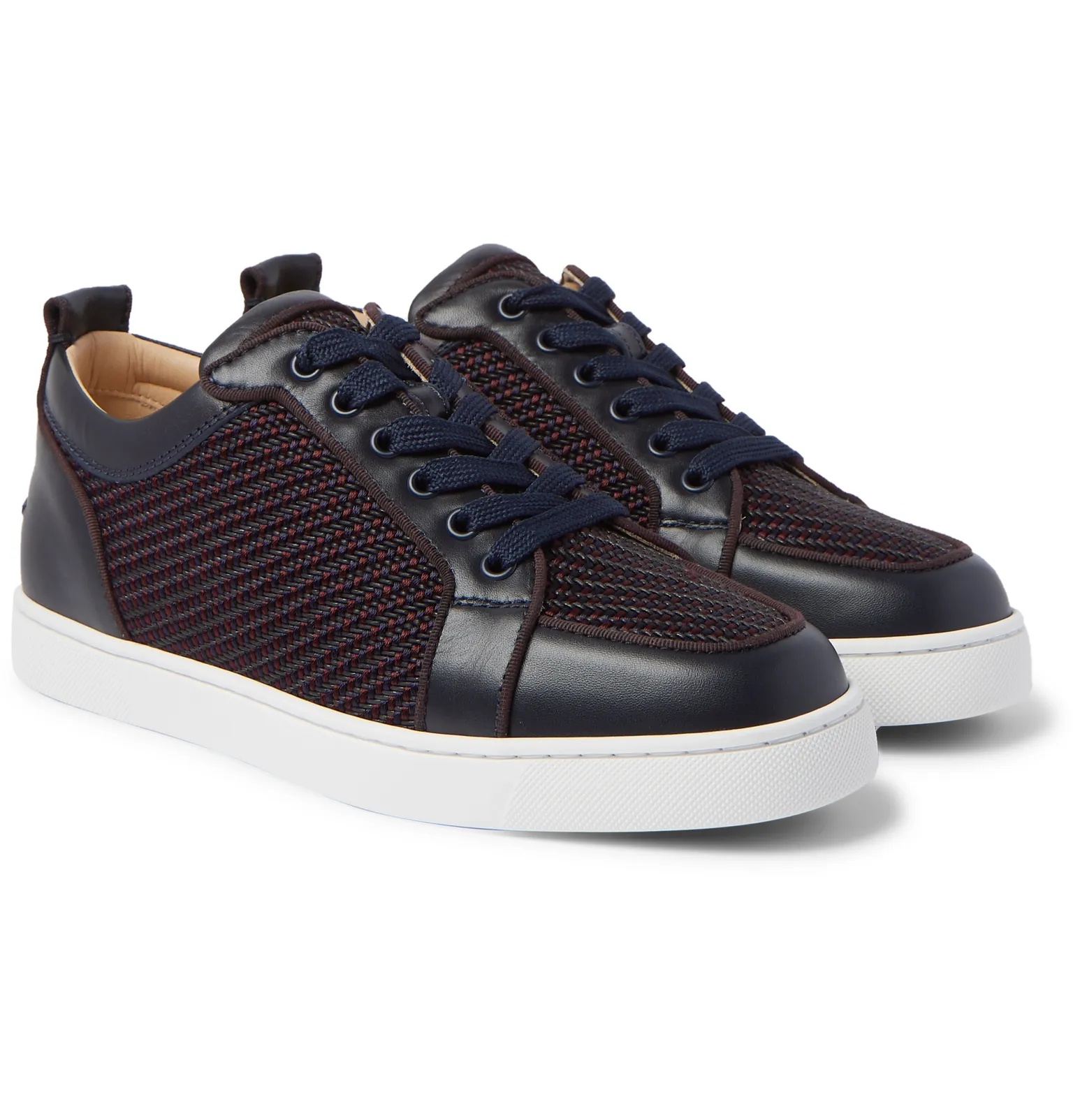 Rantulow Orlato Leather and Raffia Sneakers - 2