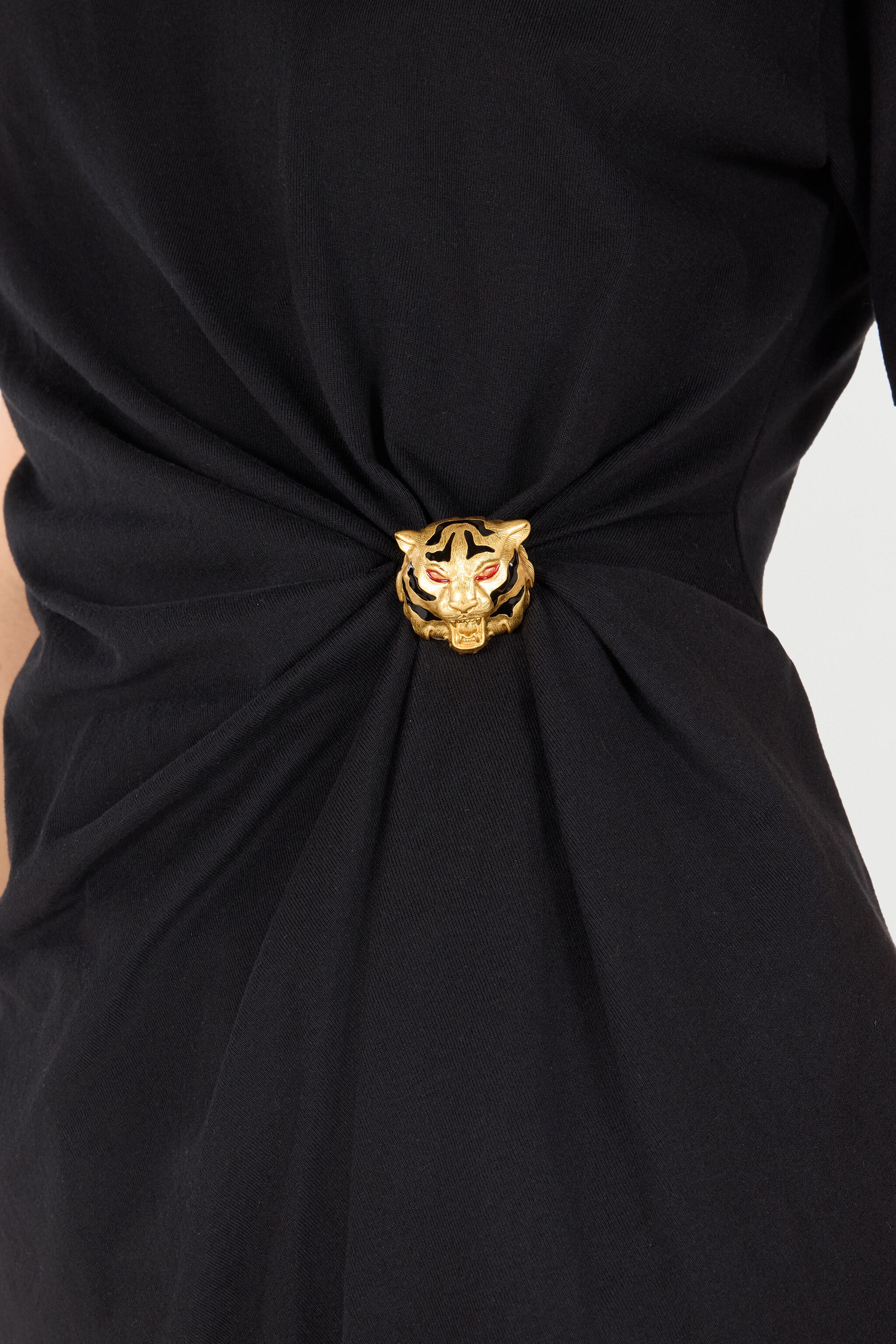 T-Shirt With Jewel Tiger Head - 6