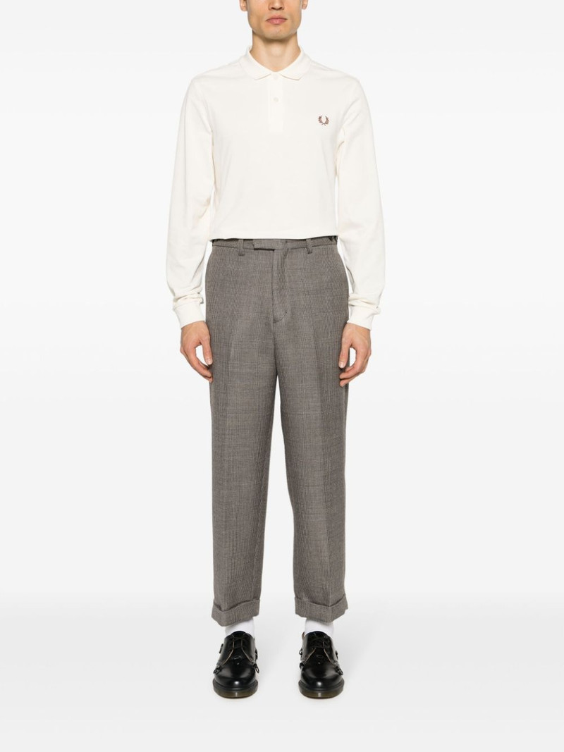 Fred Perry logo-embroidered cotton polo shirt outlook