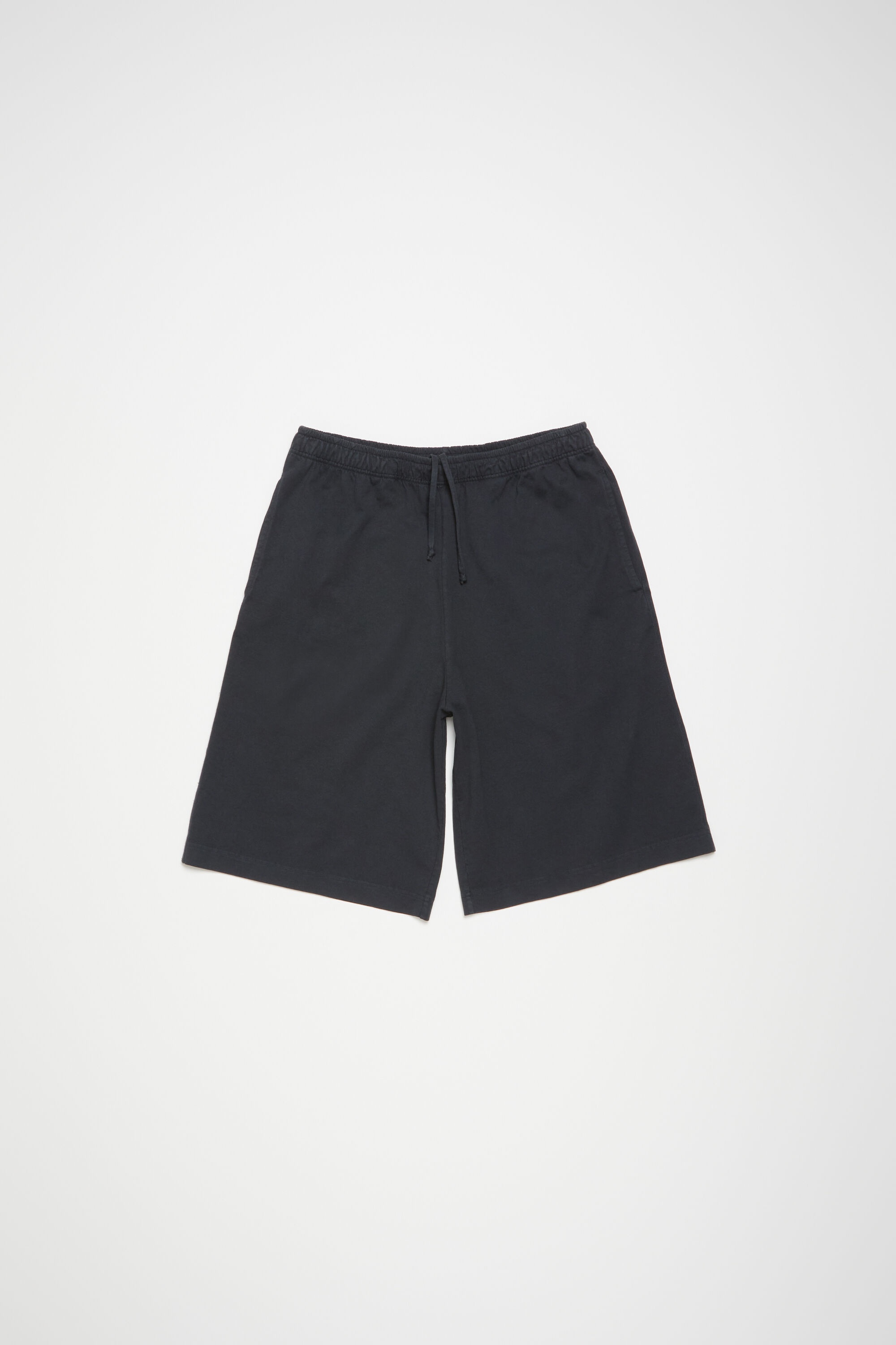 Jersey shorts logo stamp - Black - 1