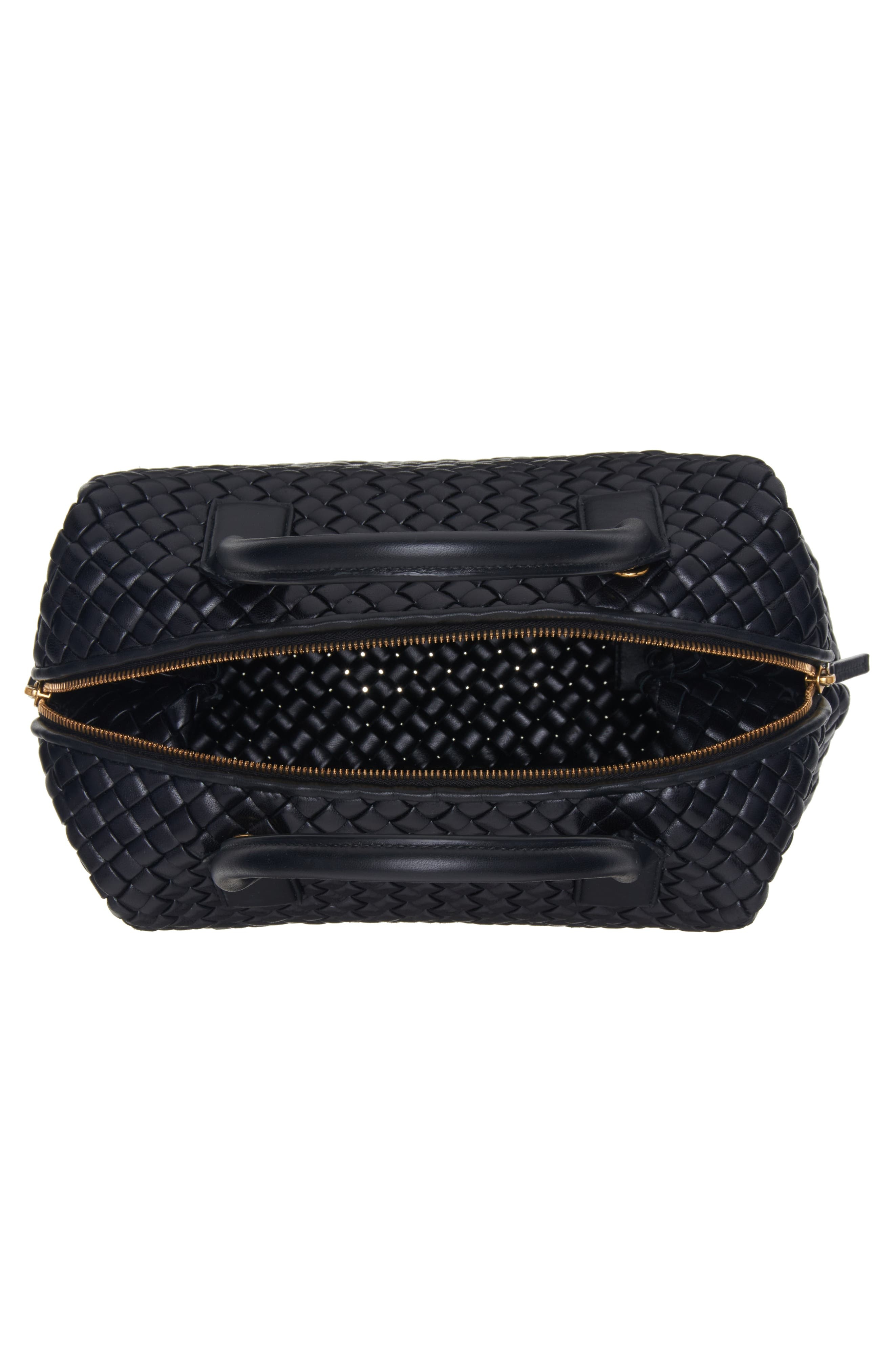 Bauletto Padded Intrecciato Leather Bowler Bag - 4