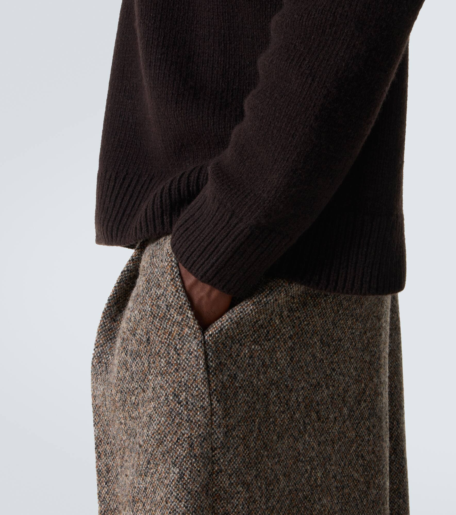 Wool and cashmere sweater - 7
