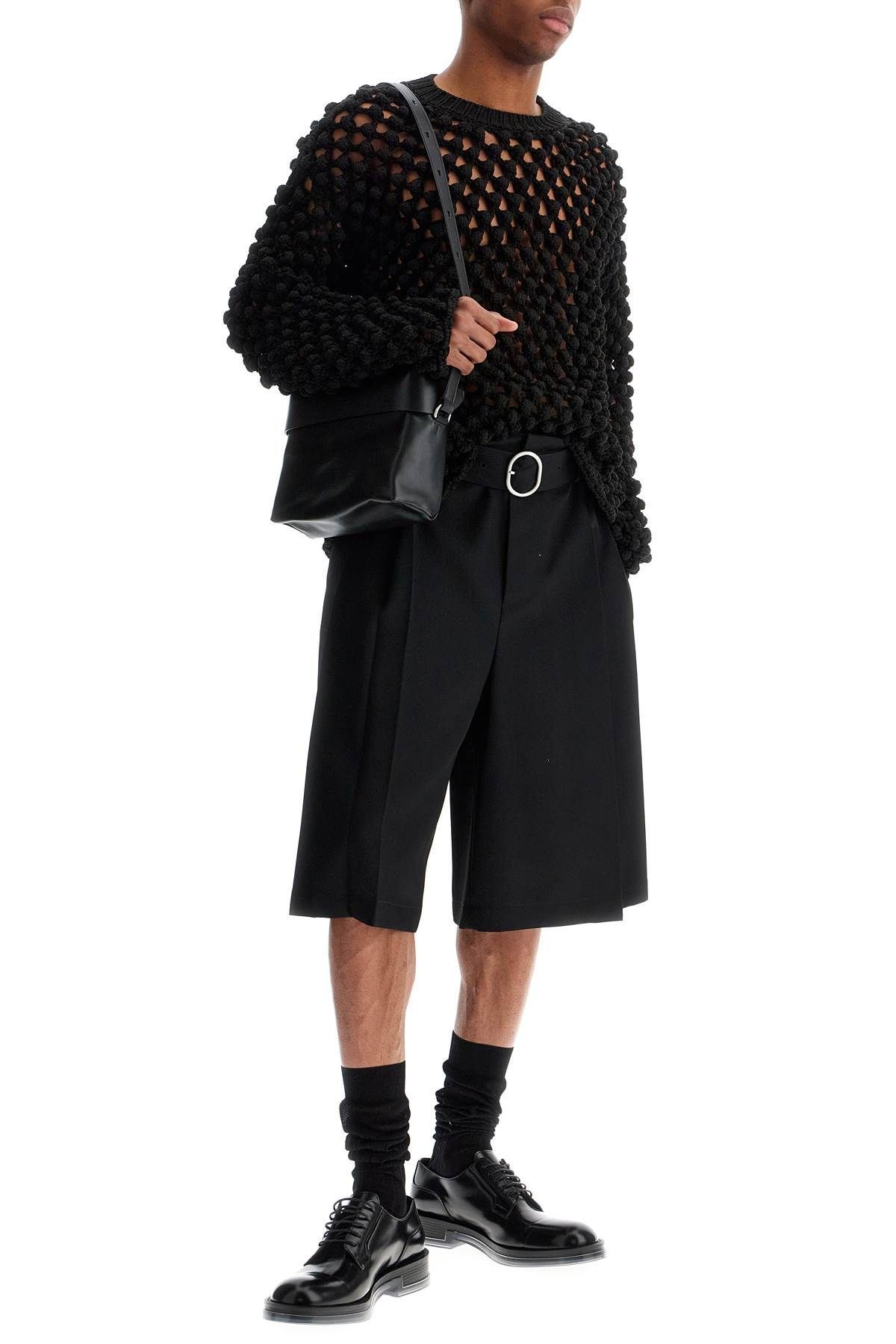 Jil Sander Belted Trousers | REVERSIBLE