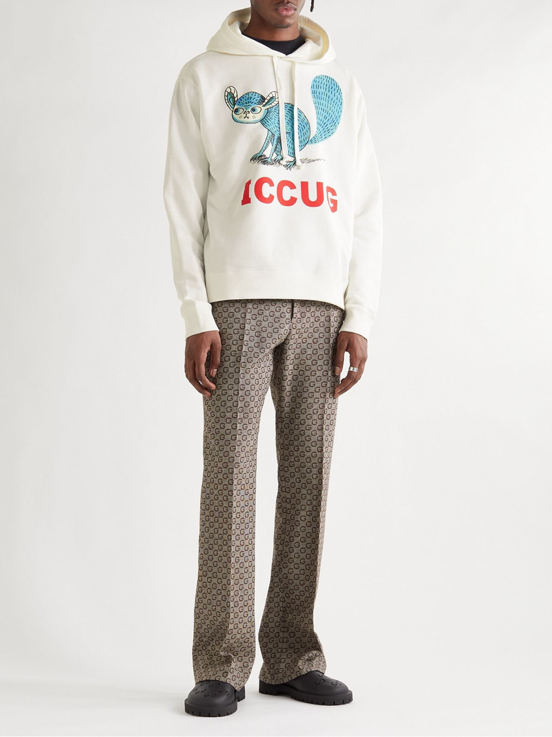 GUCCI Freya Hartas의 ICCUG 동물 인쇄와 스웨터 outlook