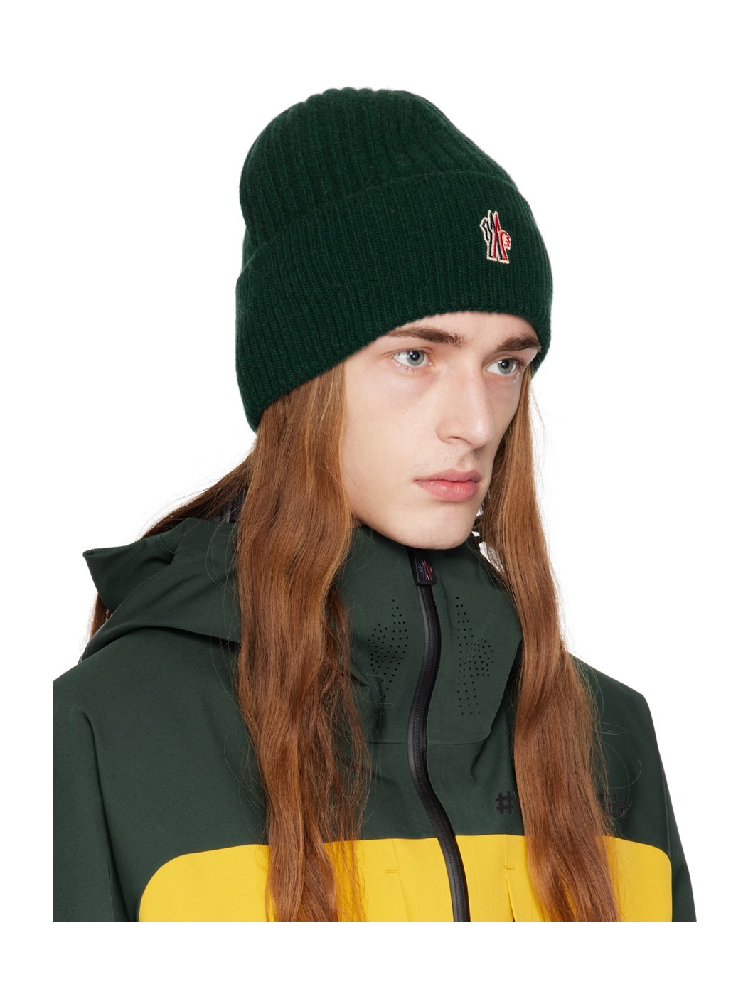 Green Cashmere Beanie - 2