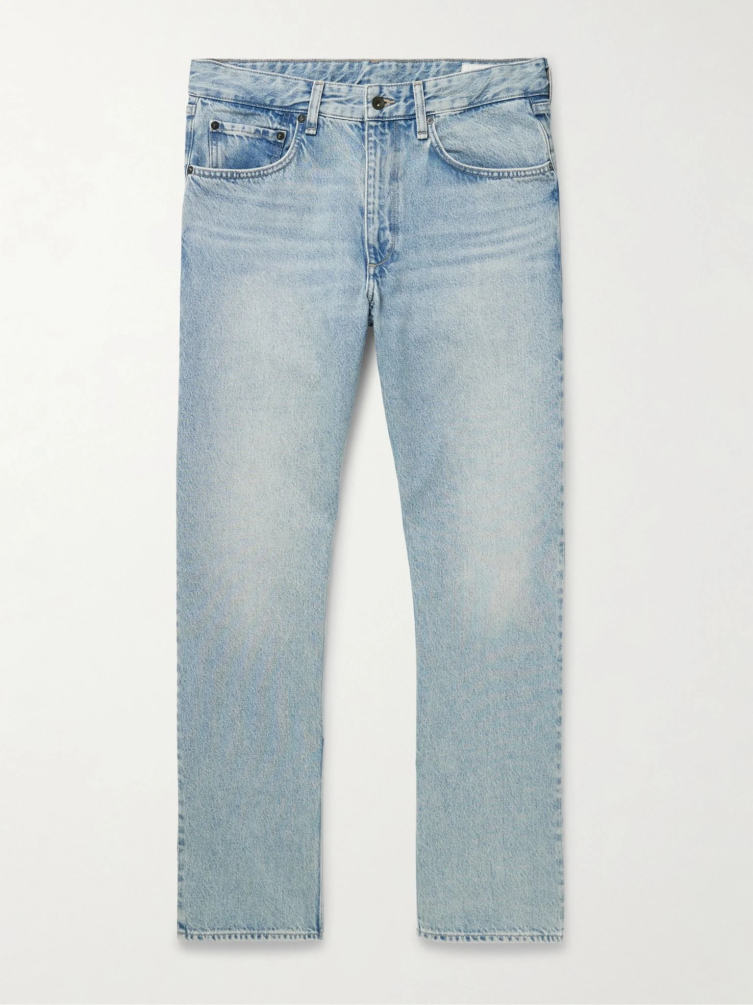 Fit 4 Slim-Fit Straight-Leg Jeans Blue - 1