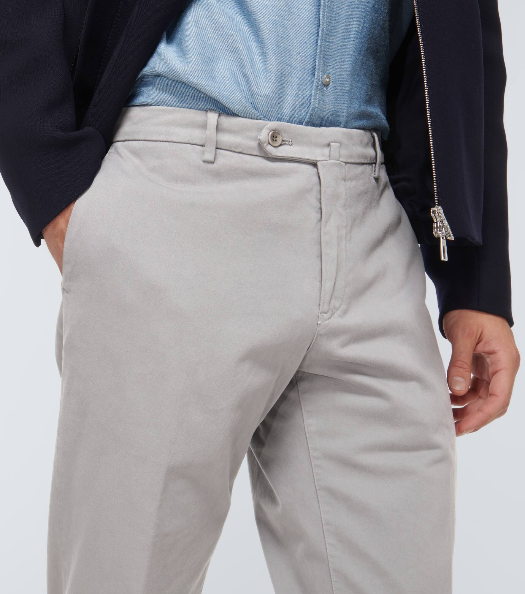 Pantaflat cotton slim pants - 5
