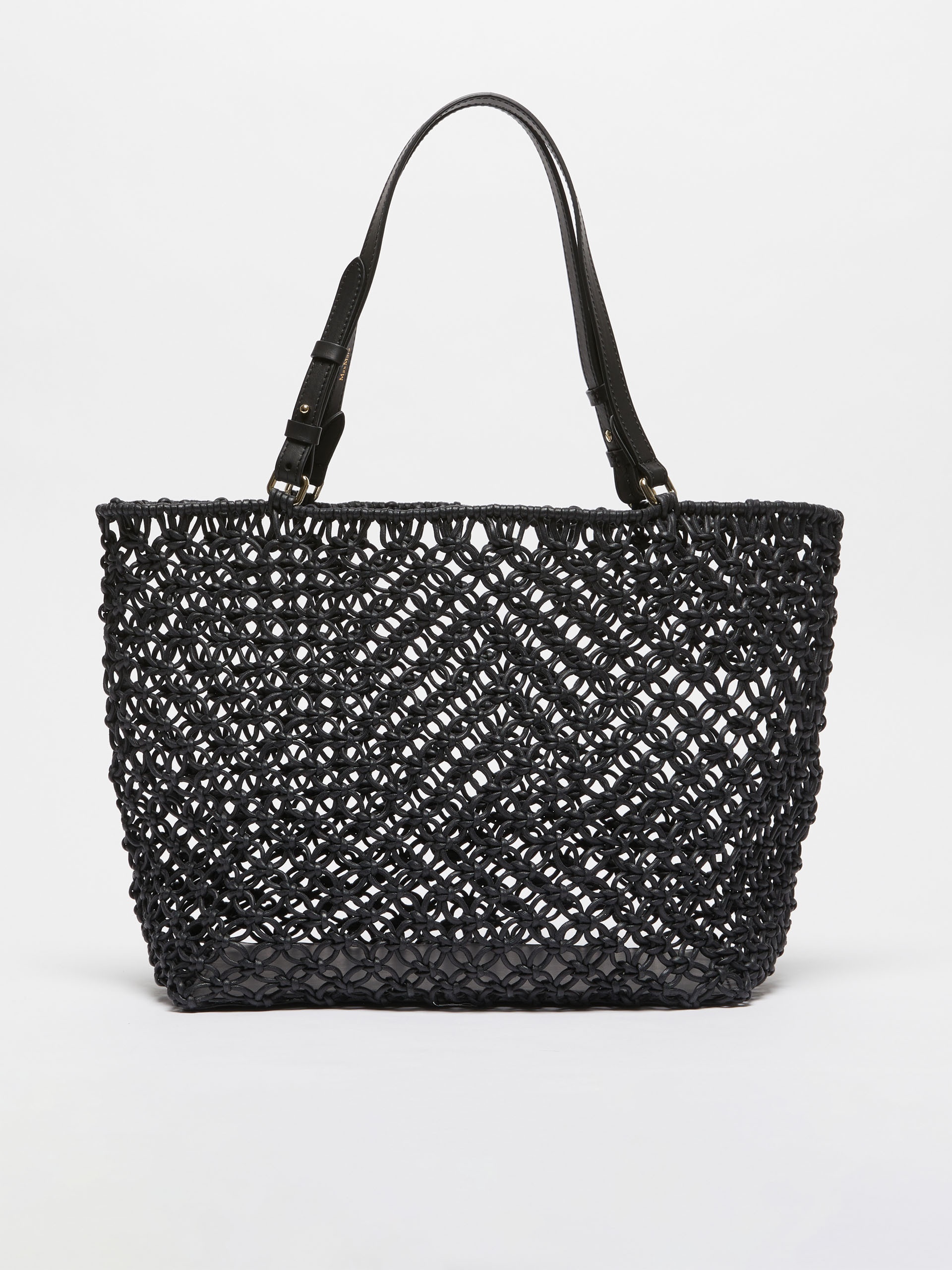 PLAGEMFILLET Shopper bag in woven cotton cord - 3