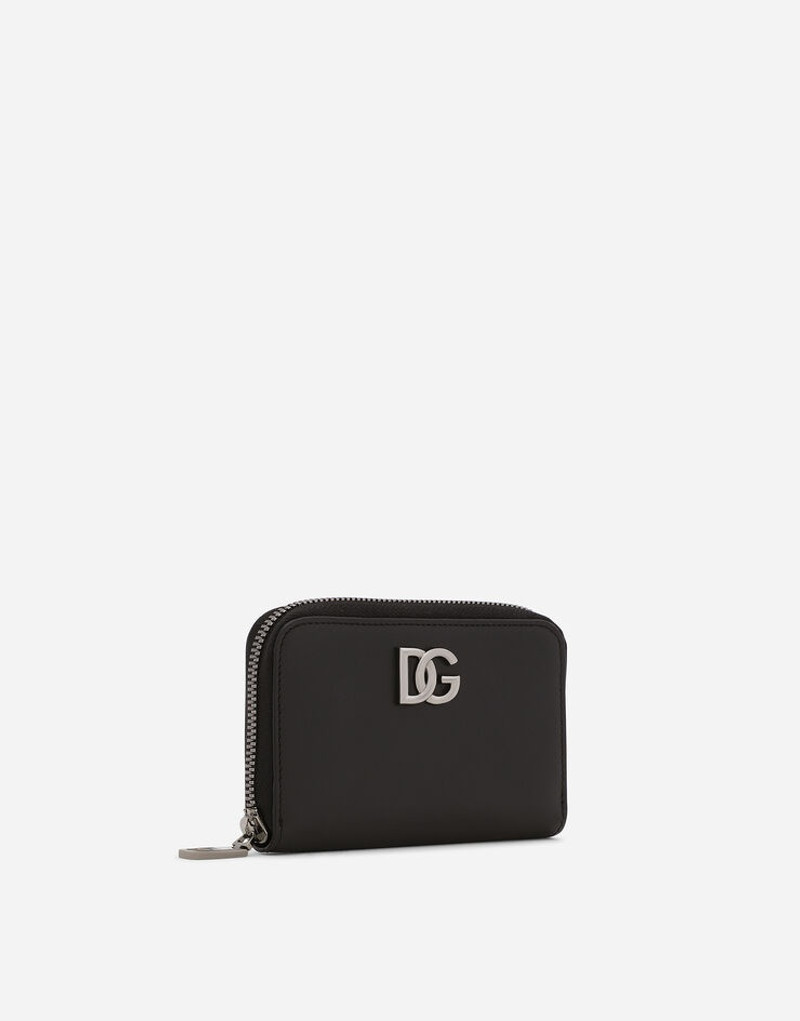 Dolce & Gabbana Calfskin nappa wallet with DG logo outlook