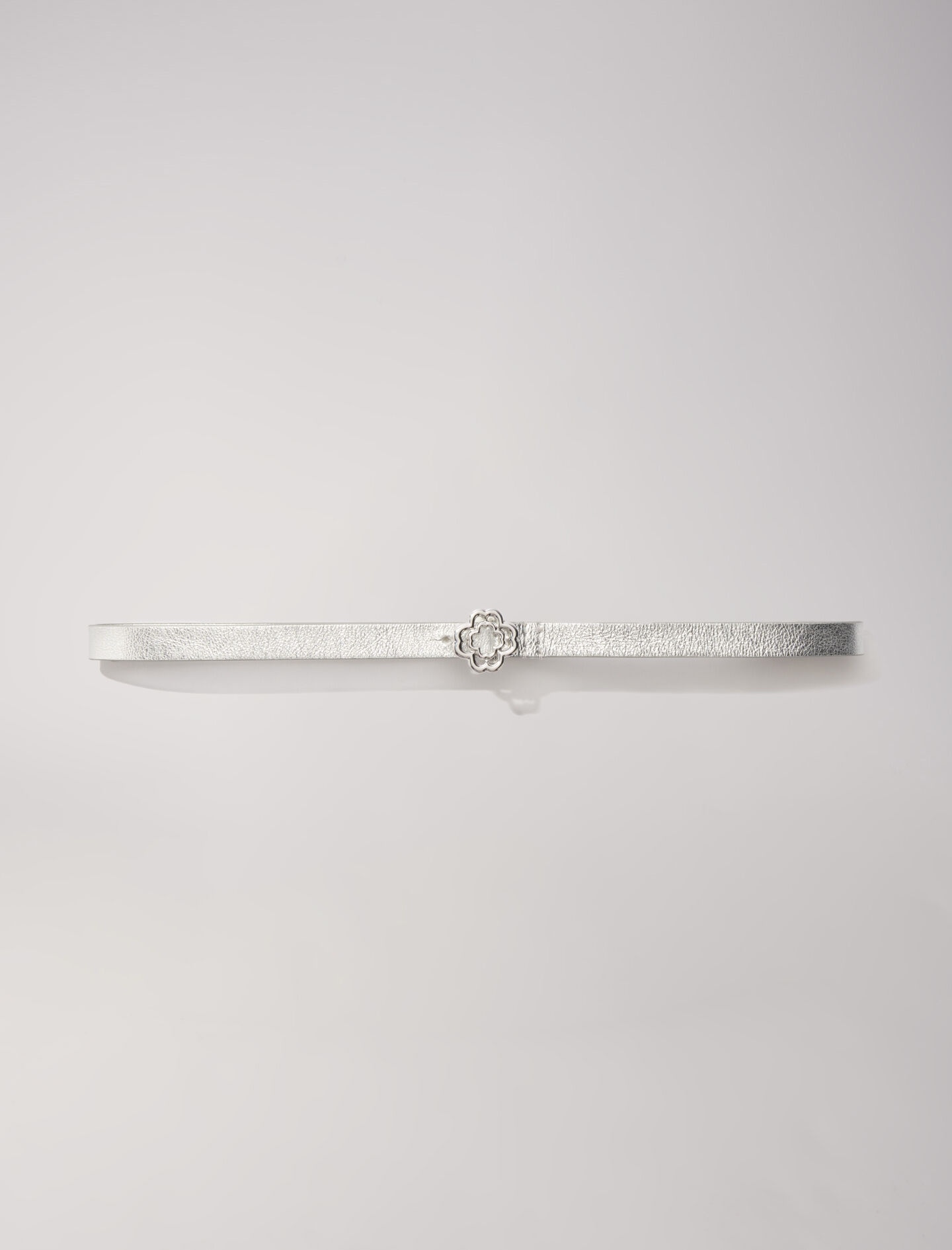 Slim belt with Clover buckle - 8