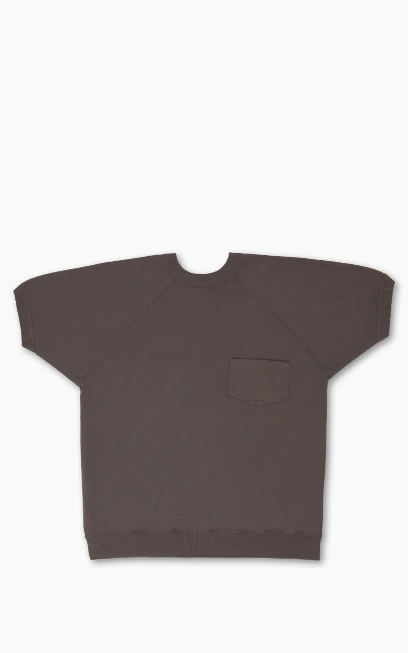 WAREHOUSE & CO. LOT 4105 SHORT SLEEVE POCKET SWEATSHIRT CHARCOAL - 1