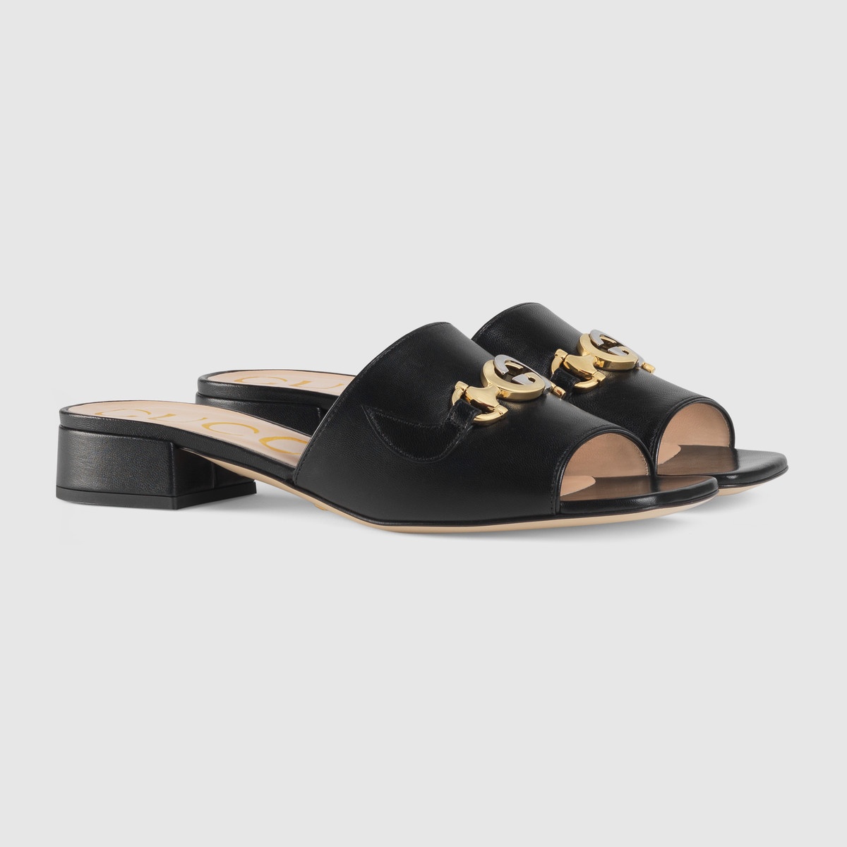 Gucci Zumi leather slide sandal - 2