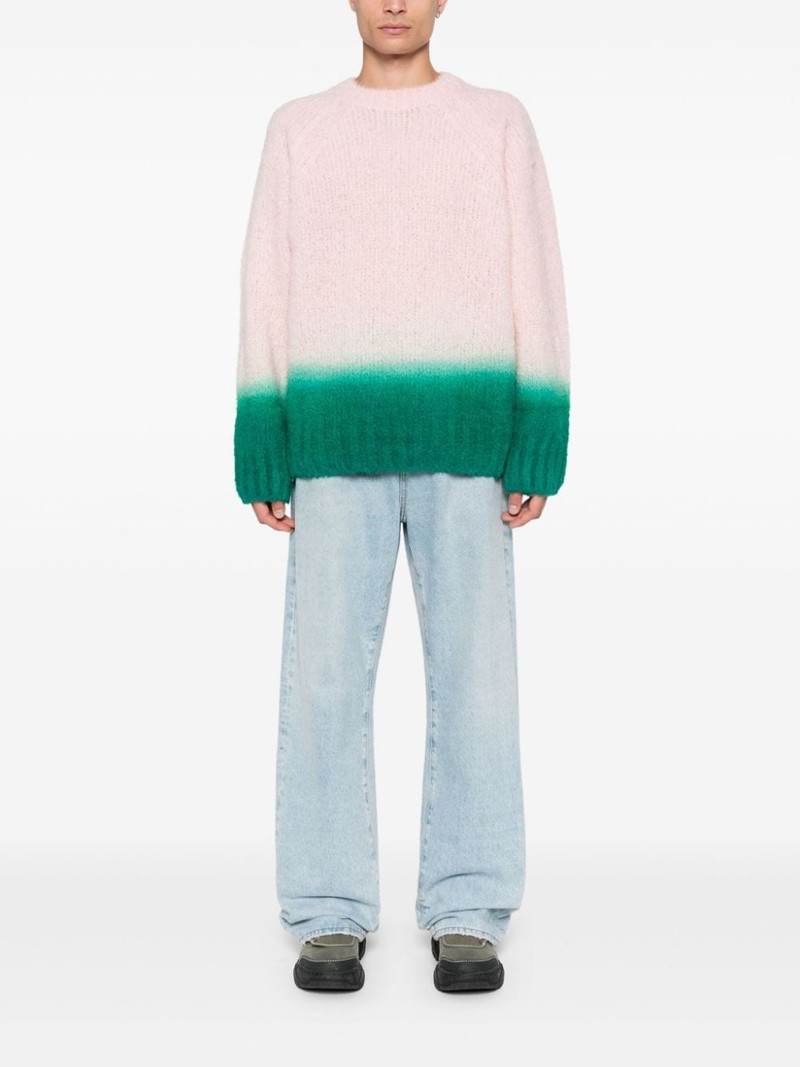 sacai ombré-effect sweater outlook