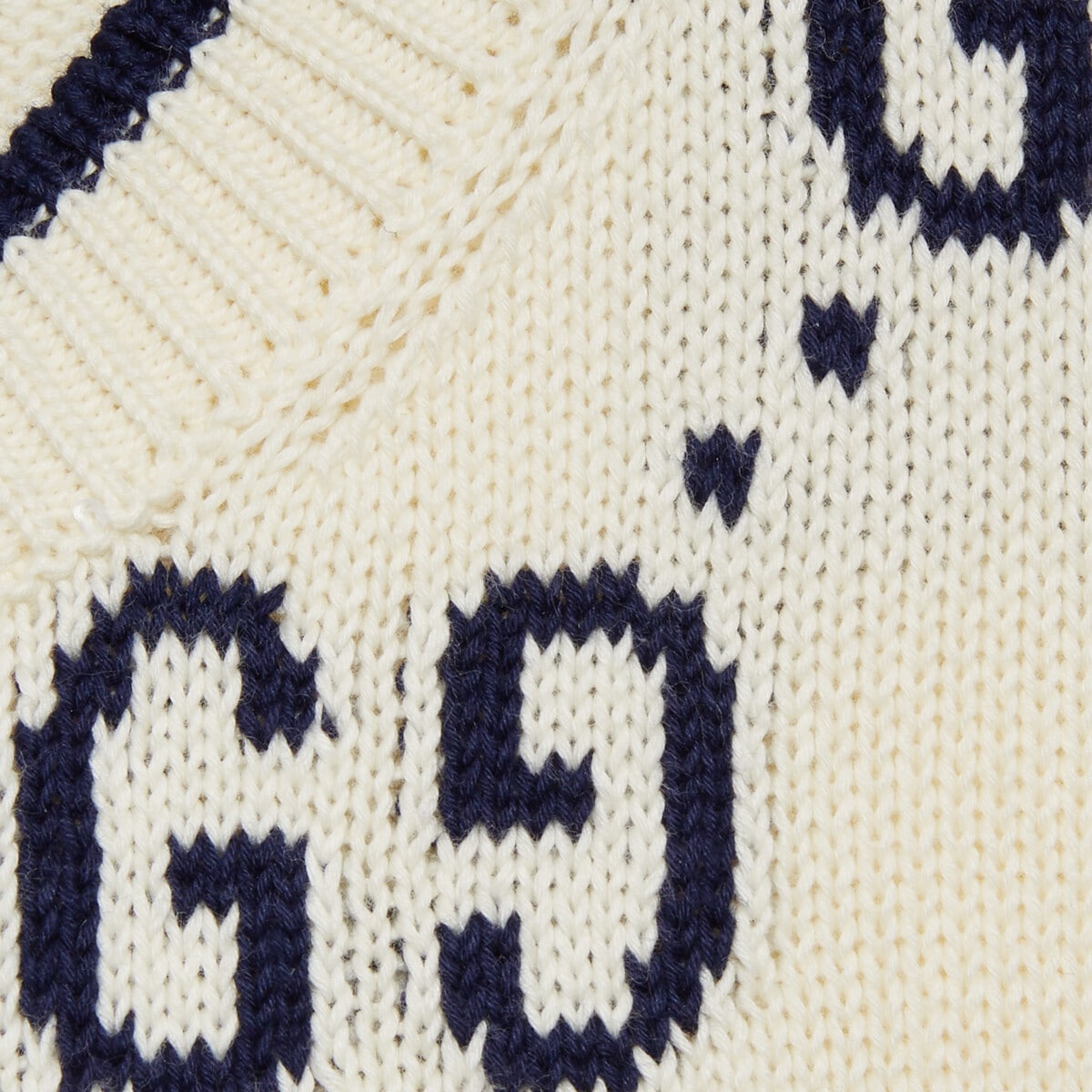 GG cotton knit sweater - 5