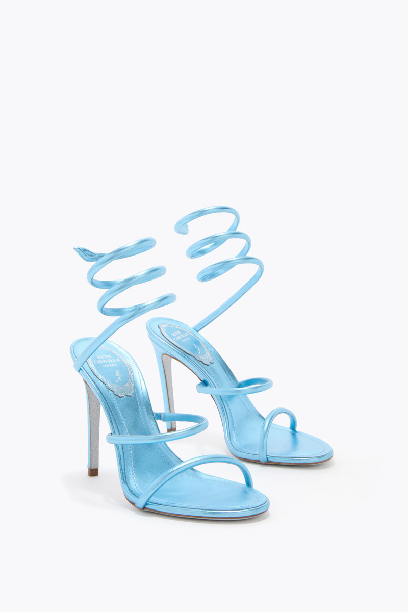 CLEO METALLIC LIGHT BLUE SANDAL 105 2