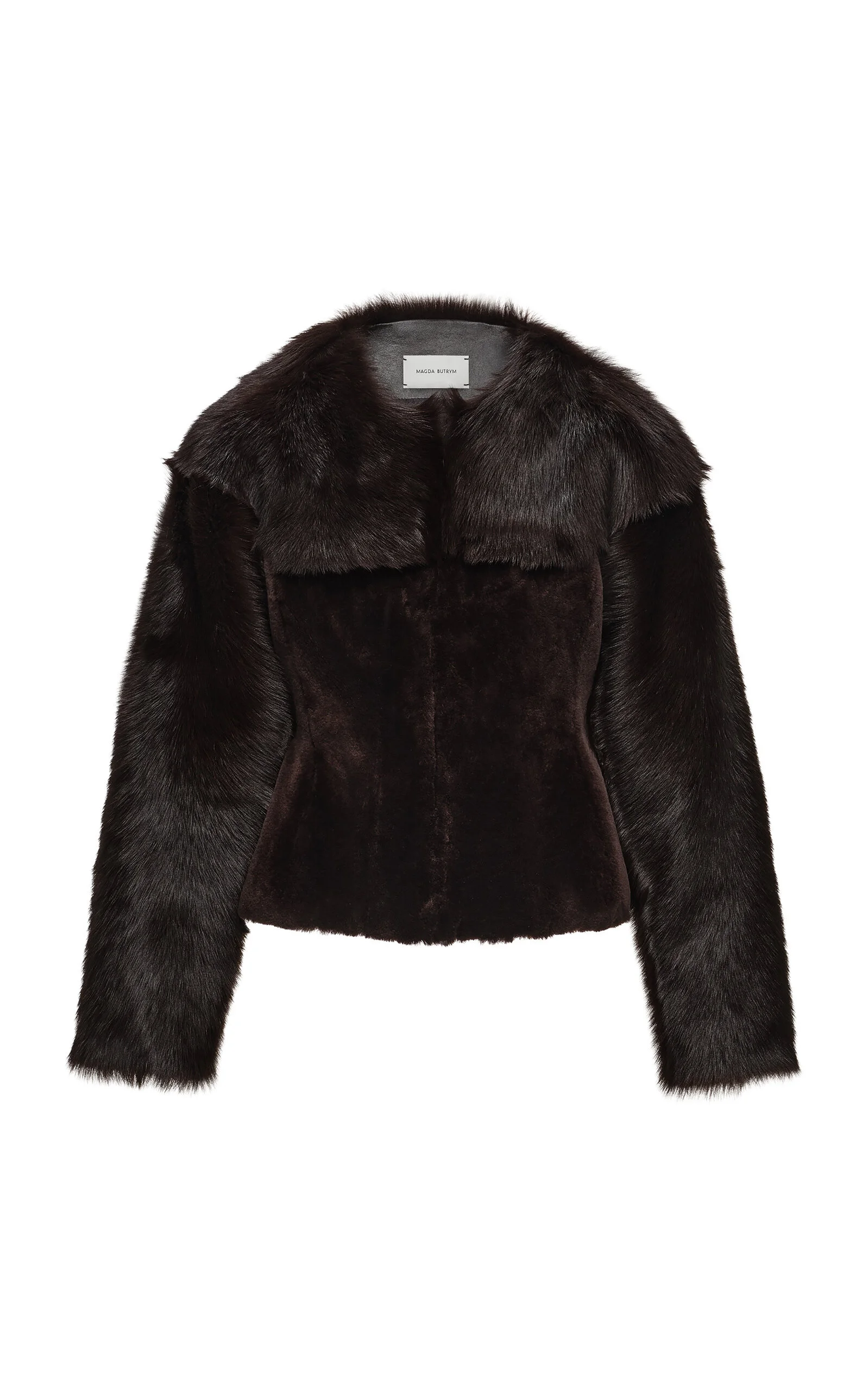 Tailored Shearling Jacket brown - 1