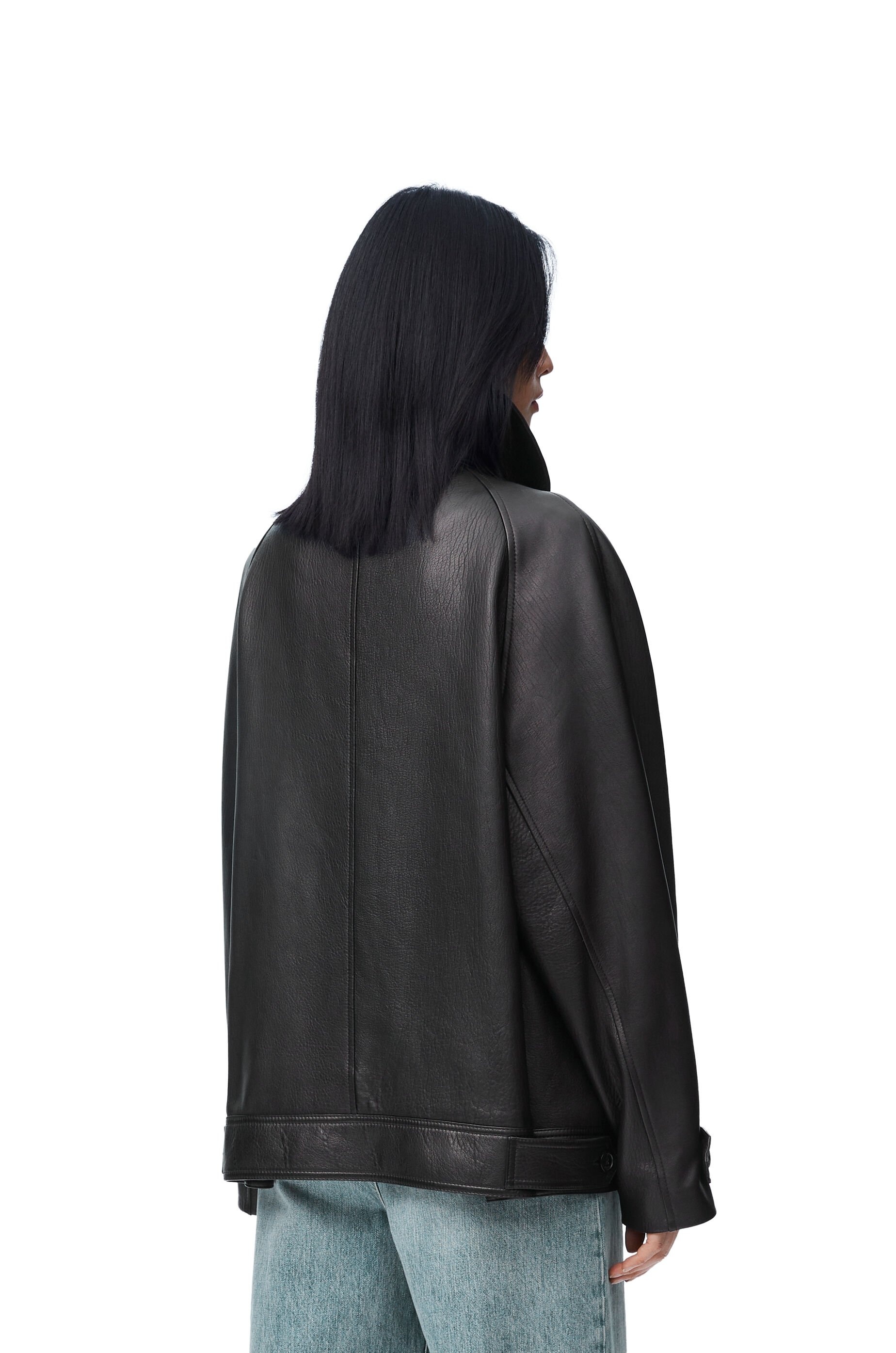 Bow jacket in nappa lambskin - 4