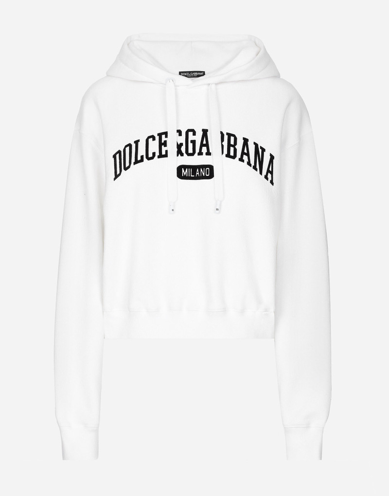 Cotton jersey hoodie 1