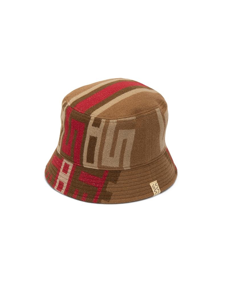 DOME BUCKET HAT BROWN - 1