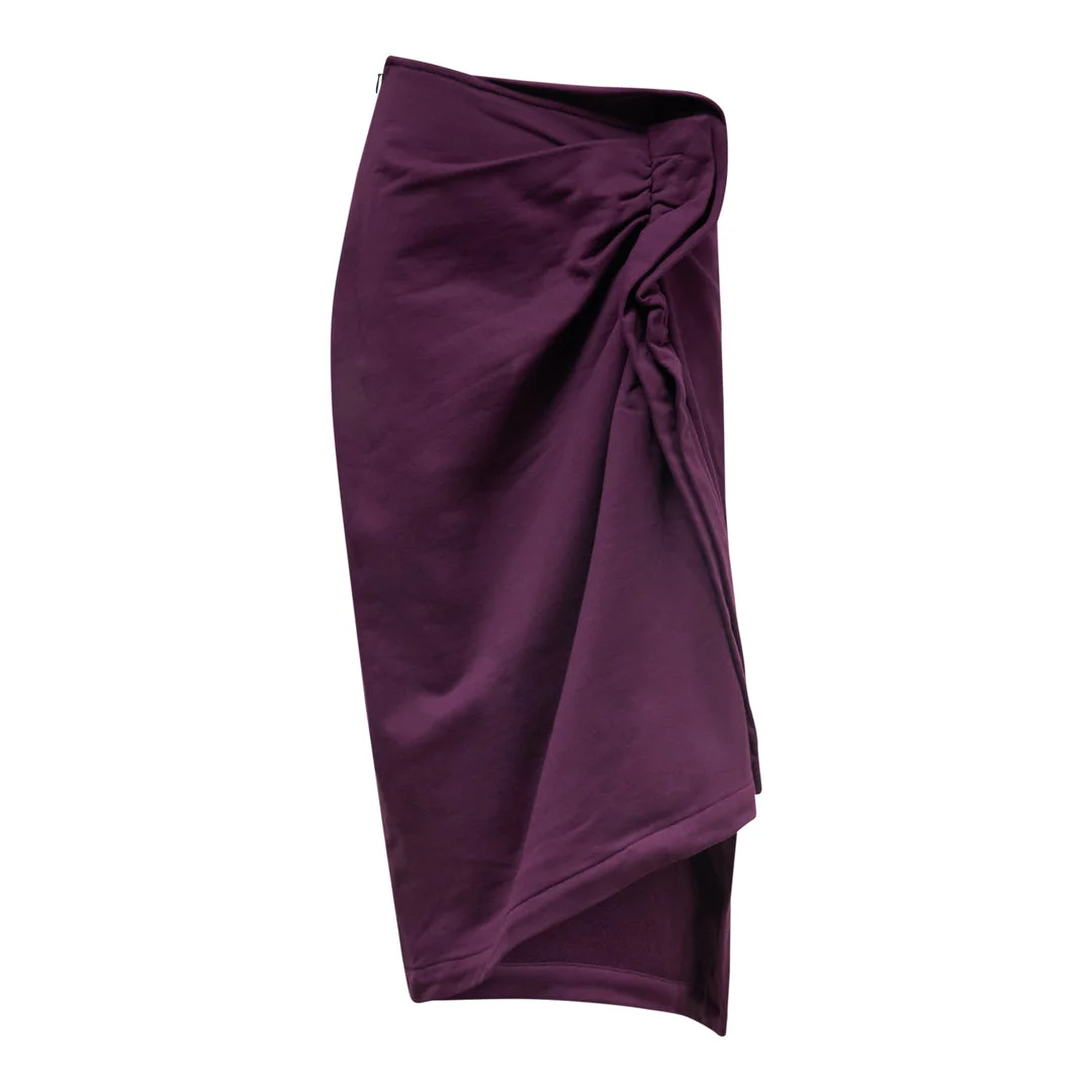 Fitted Draped Skirt - 1