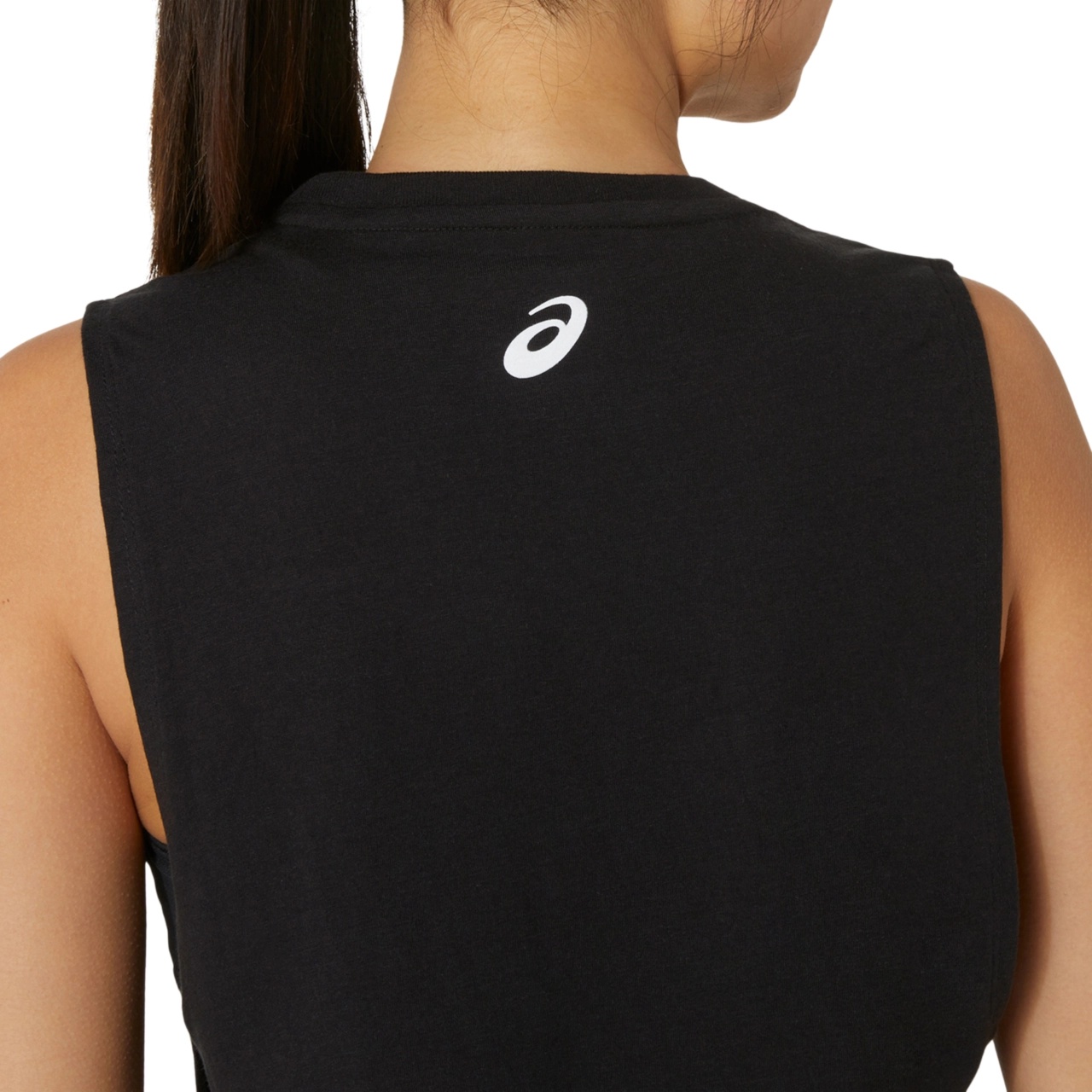 WOMEN'S ASICS SUN IN THE SKY SLOGAN MUSCLE TEE - 5