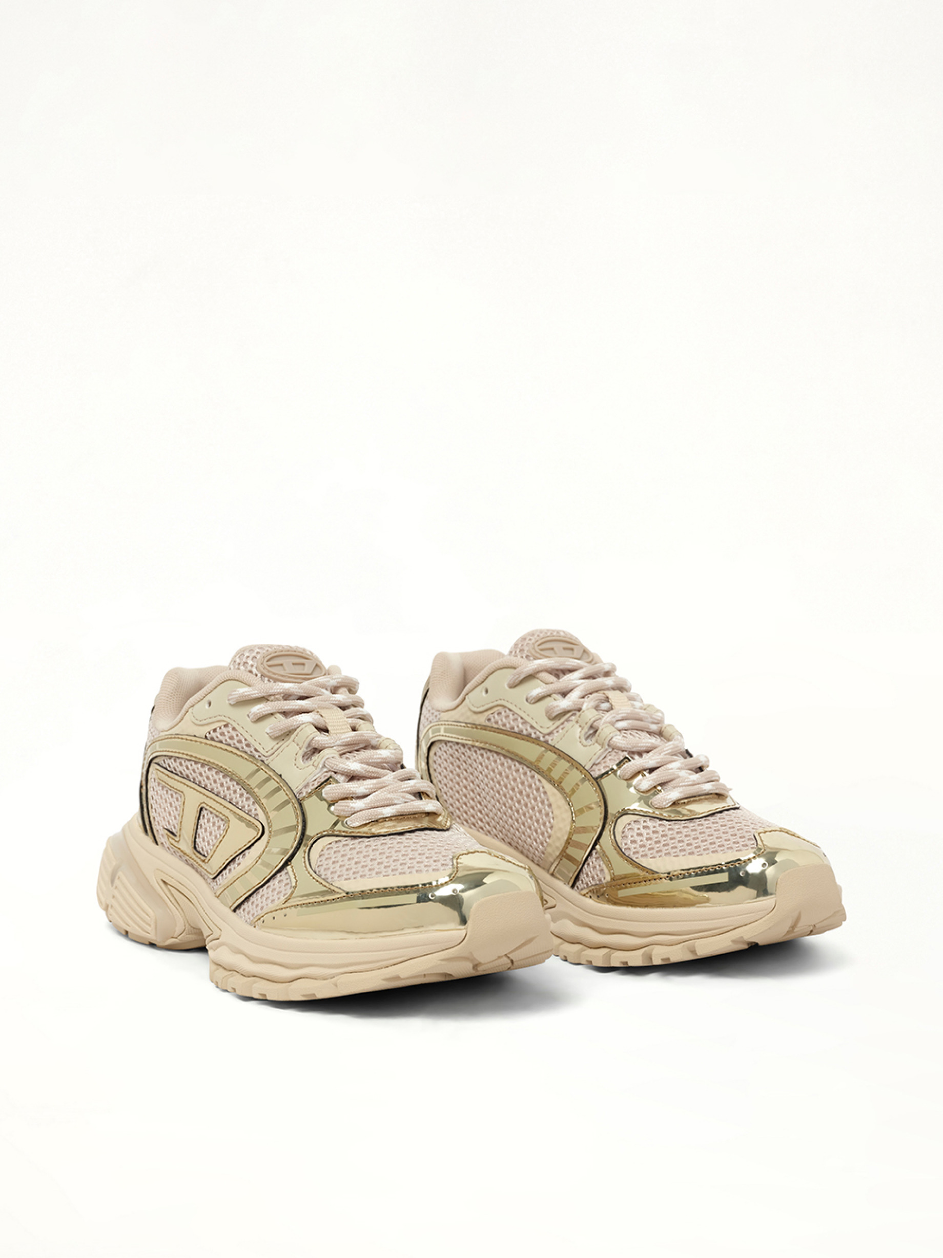 S-PRO-V-DENSE Low Sneaker in Beige/Silver - 2