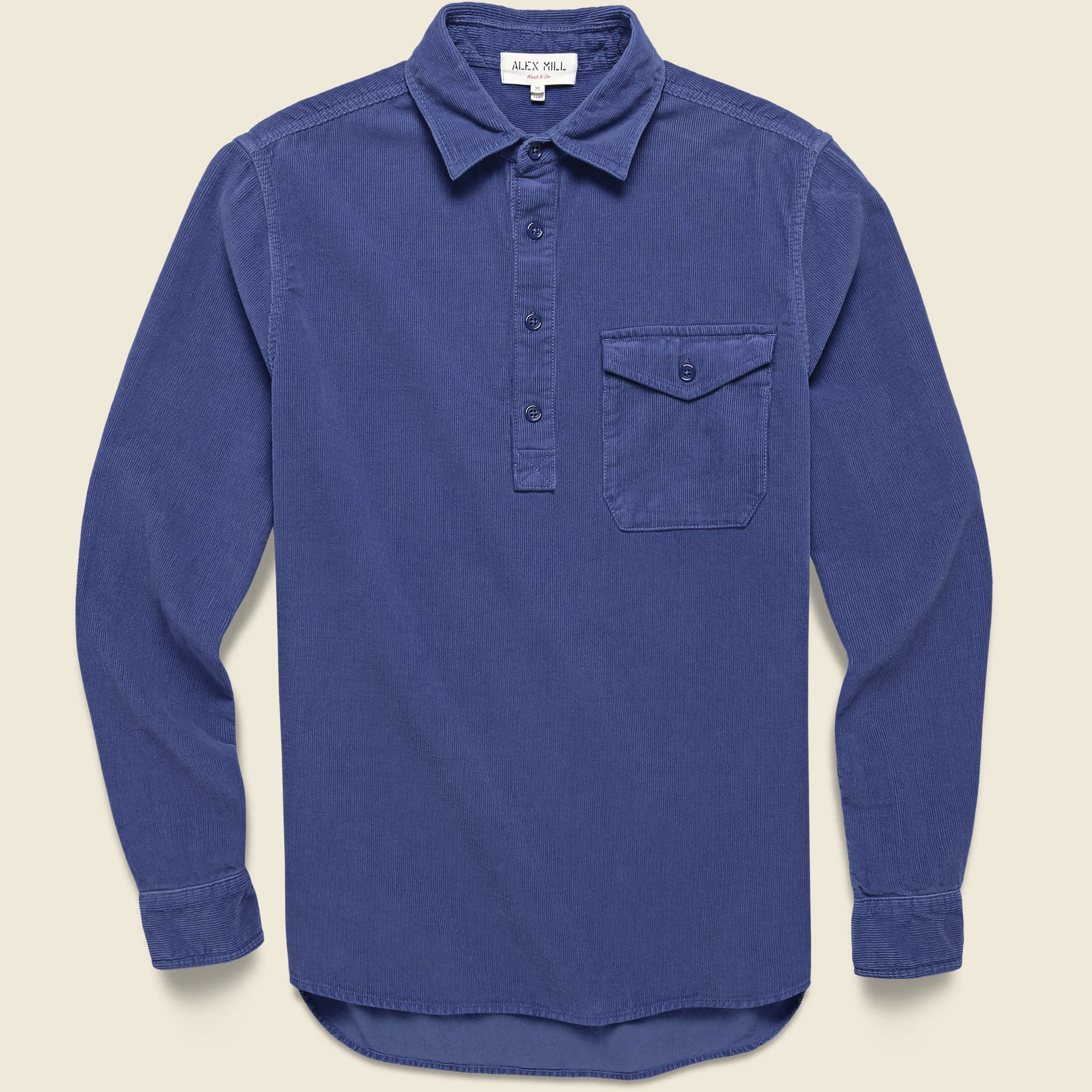 Popover Cord Shirt - Iris - 1
