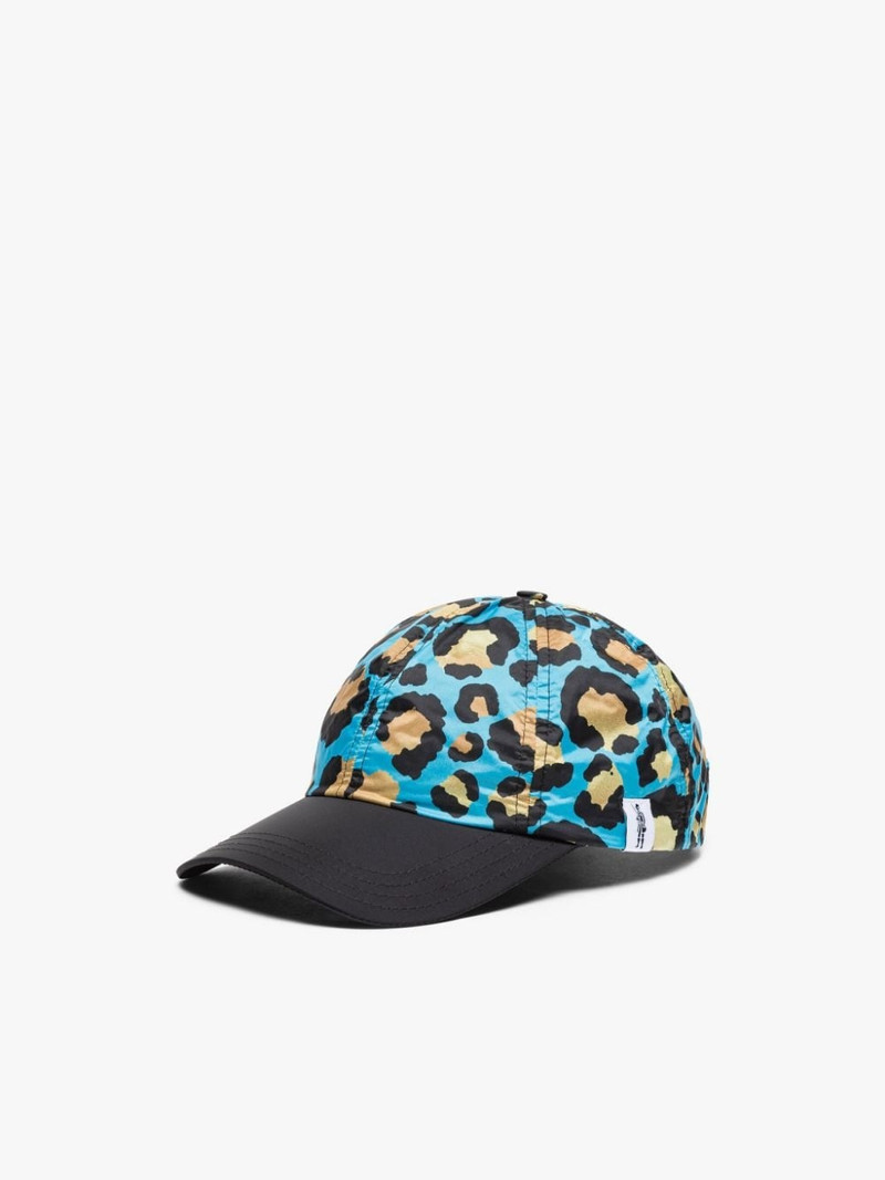 TIPPING BLUE LEOPARD NYLON BASEBALL CAP 1