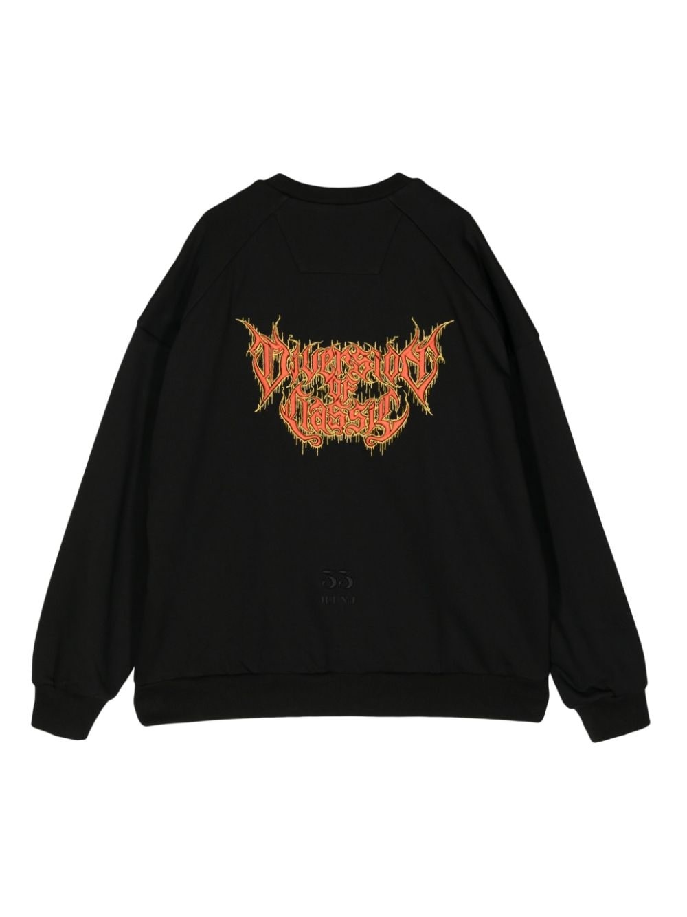 embroidered-motif cotton sweatshirt - 2