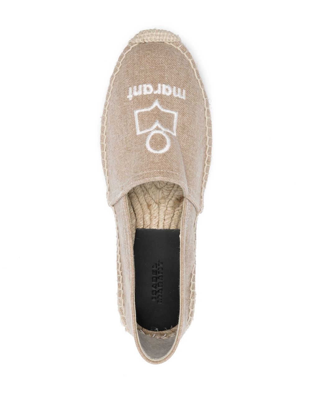 logo-print slip-on espadrilles - 4