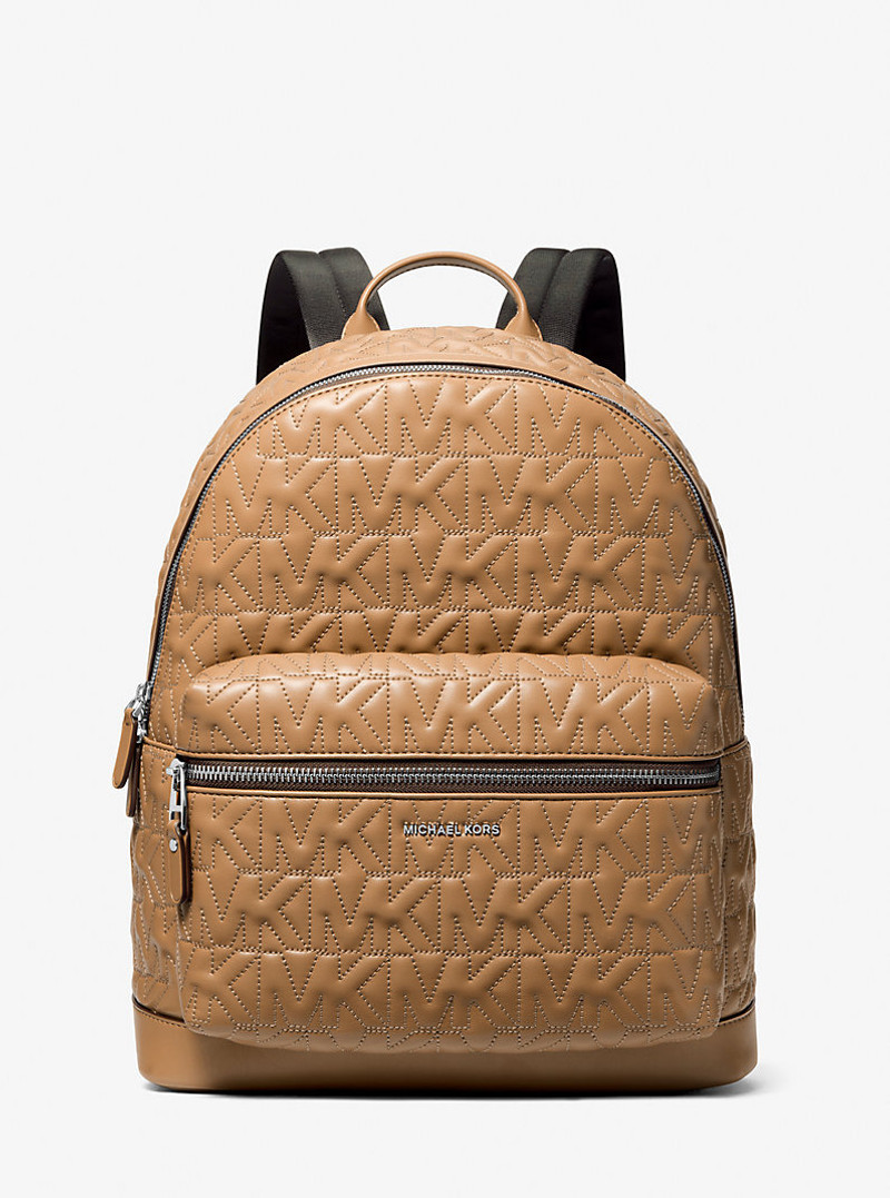 Hudson Medium Logo Embossed Dome Backpack 1