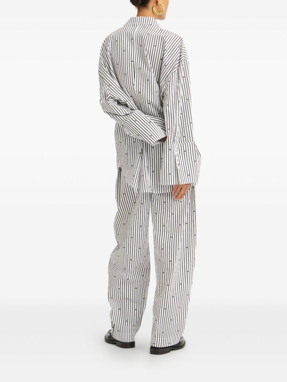 stripe-pattern shirt - 3