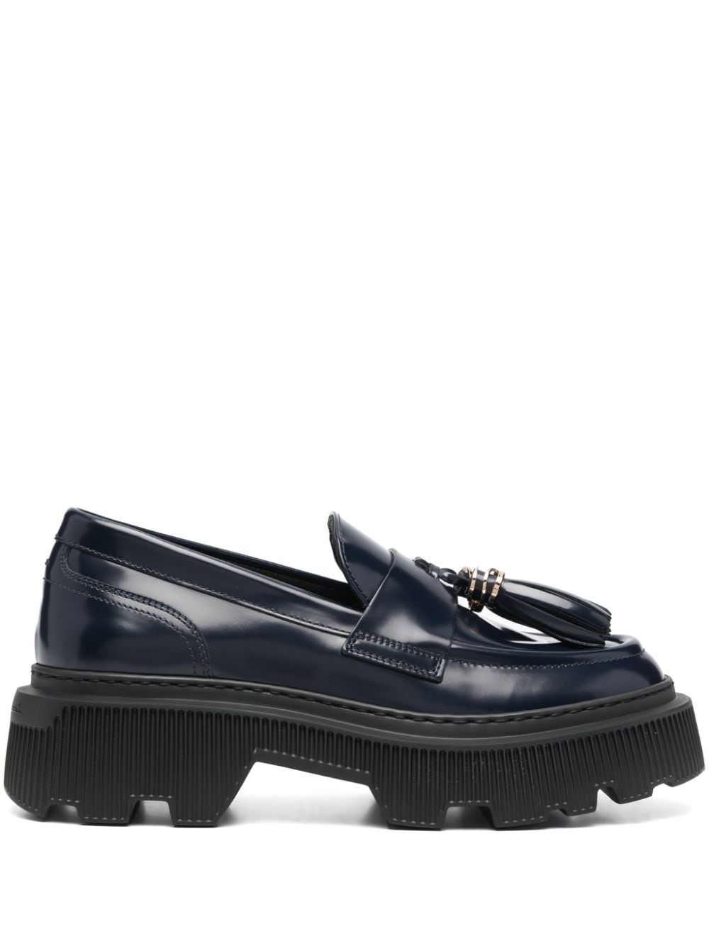 tassel leather loafers - 1