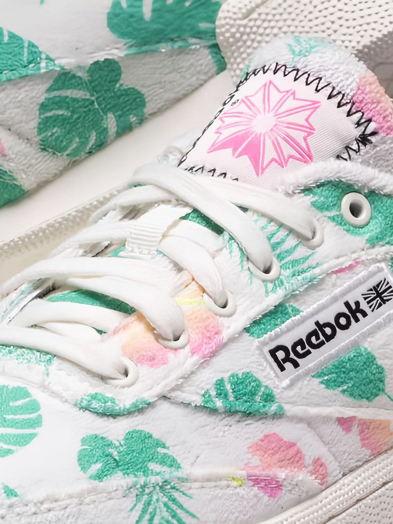 Club C 85 floral-print trainers 5