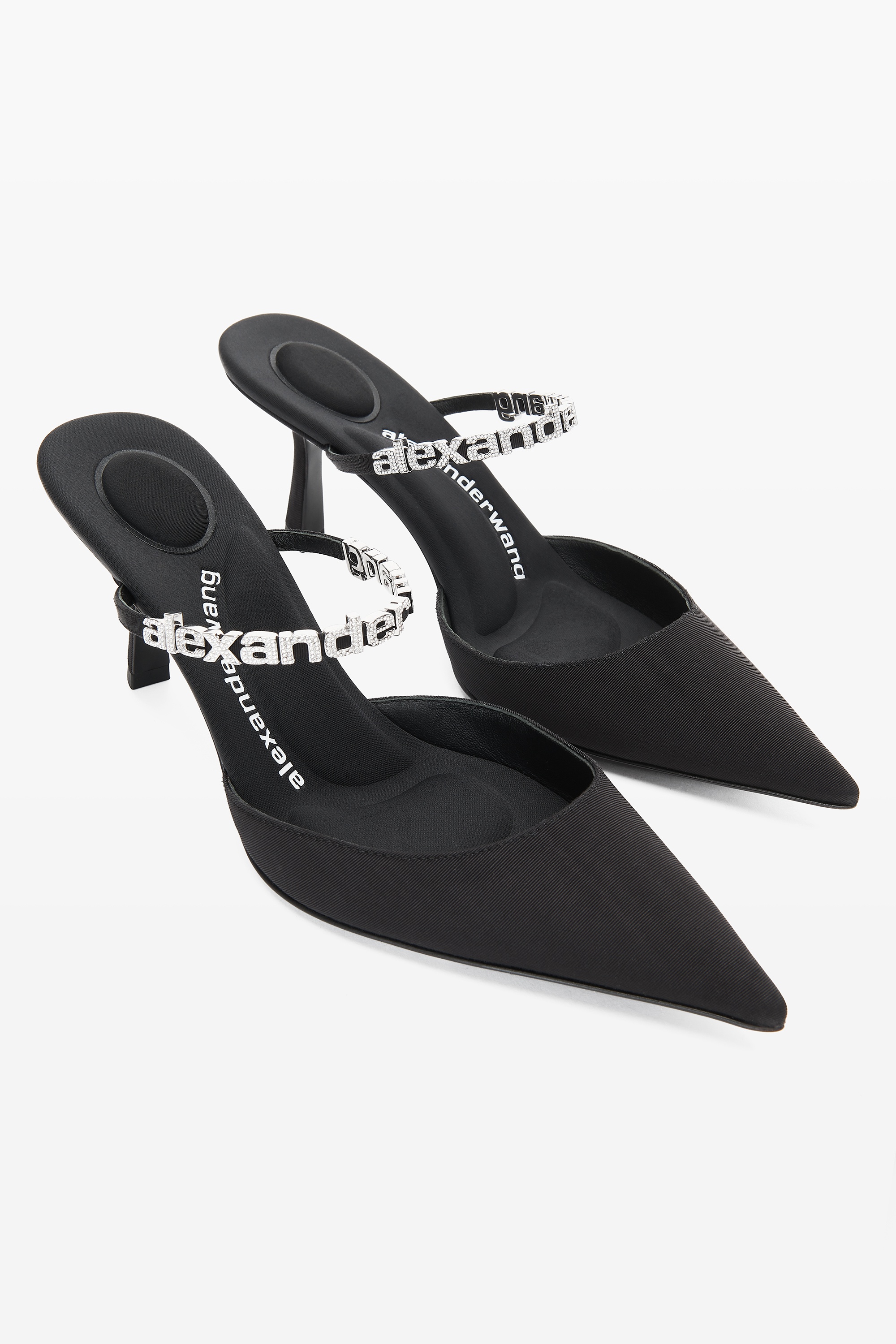 DELPHINE 65 LOGO STRAP MULE IN VISCOSE - 2