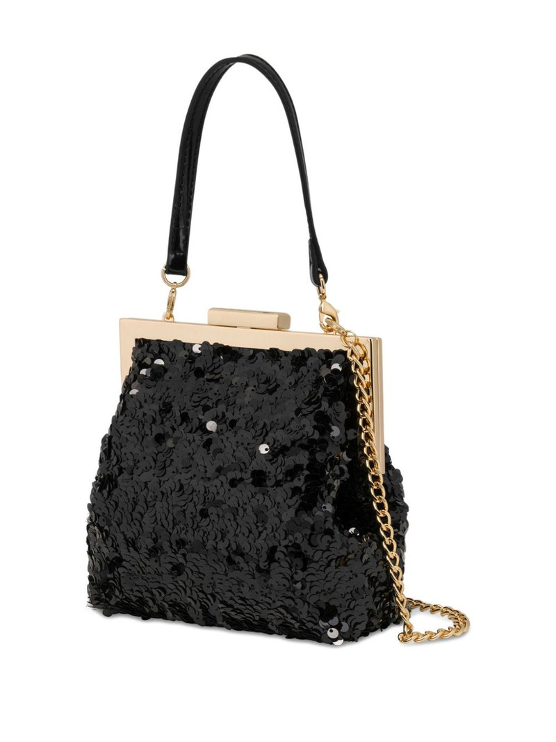 Moschino sequin embellished frame bag outlook