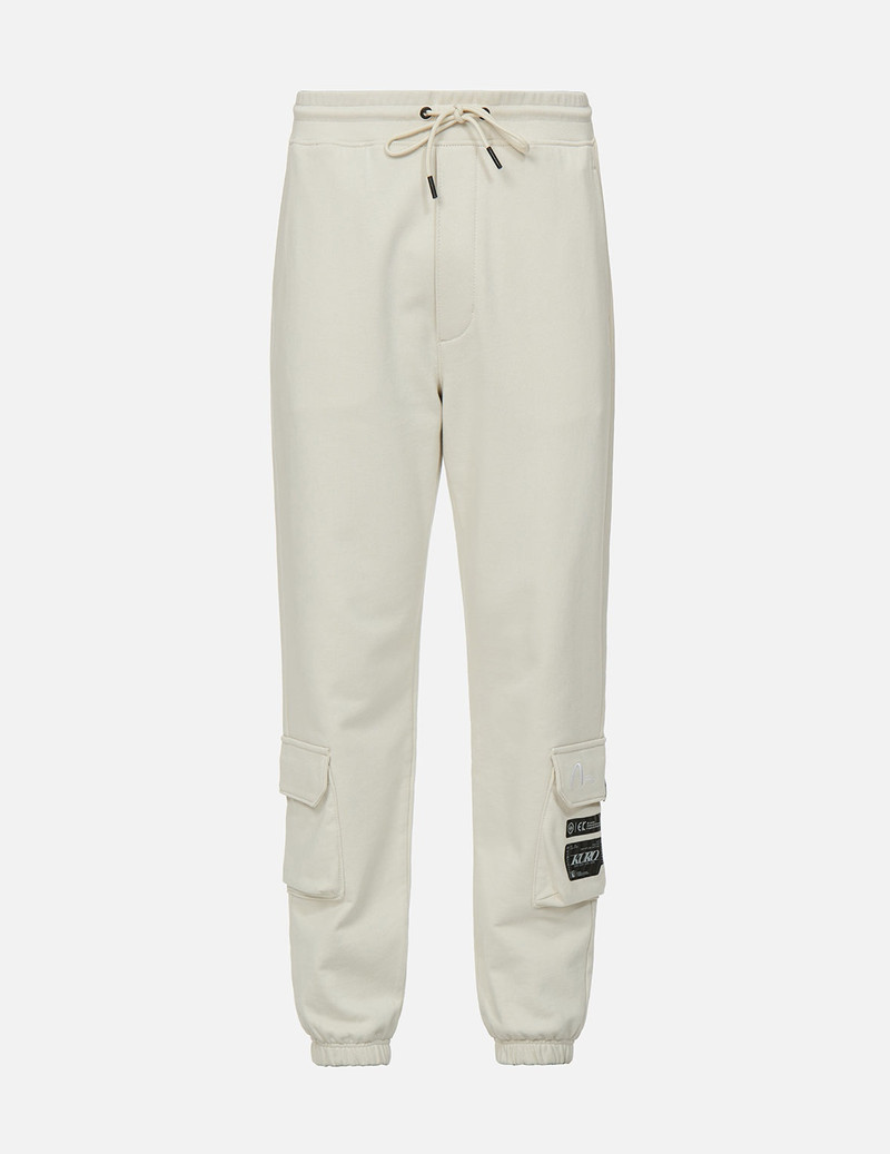 EVISU Eclipse Seagull Print Cargo Sweatpants outlook