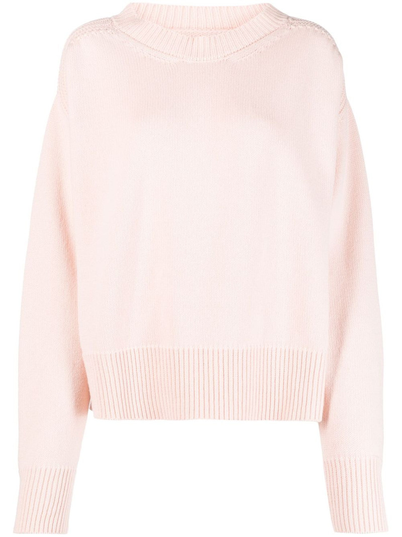 cut-out detail cashmere jumper 1
