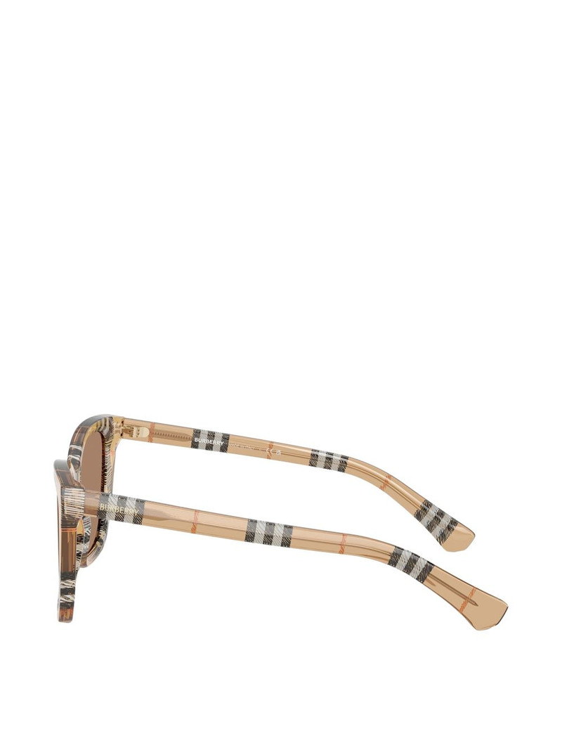 House check-pattern square-frame sunglasses 3