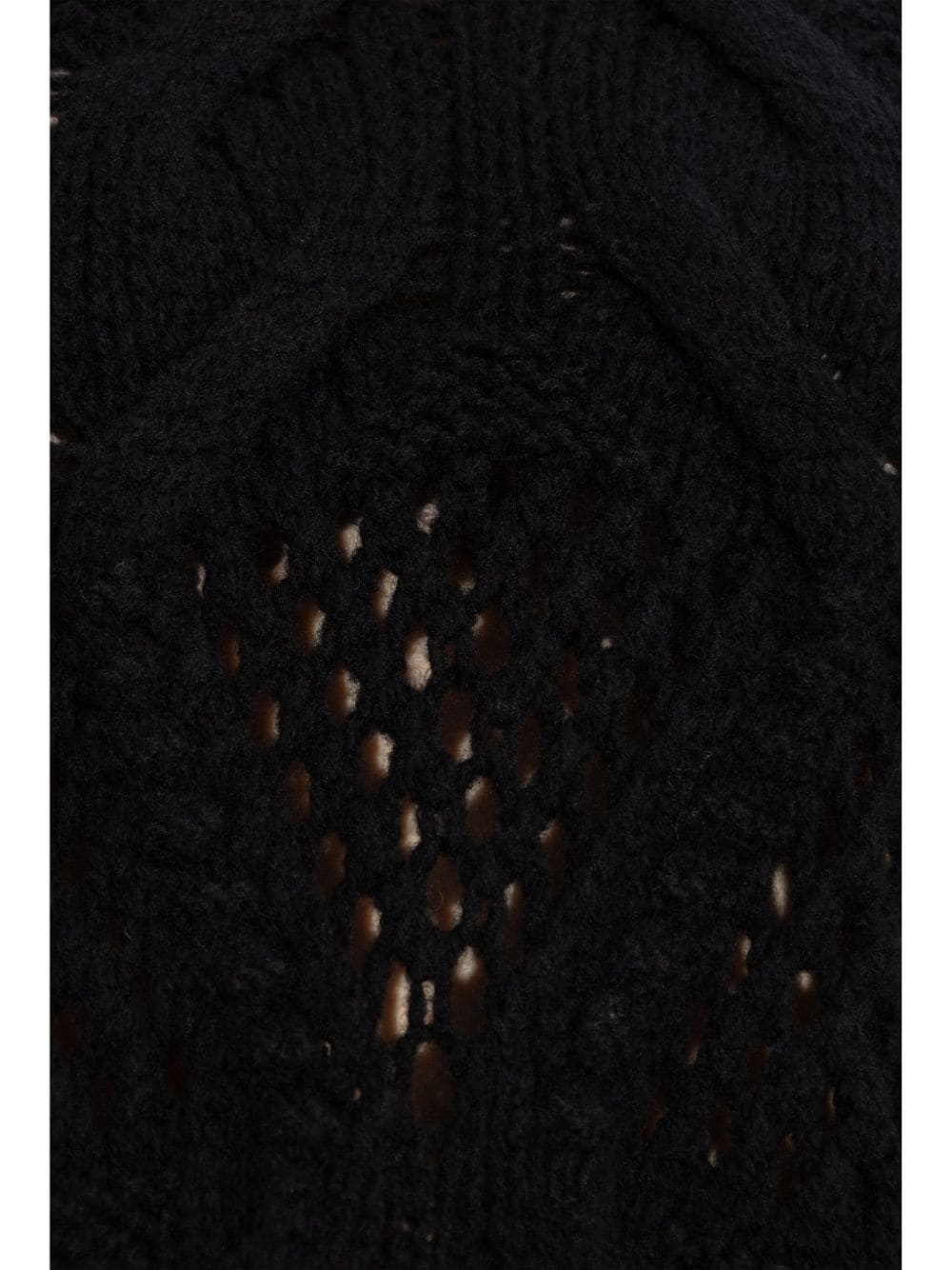 diamond-knit maxi jumper - 5