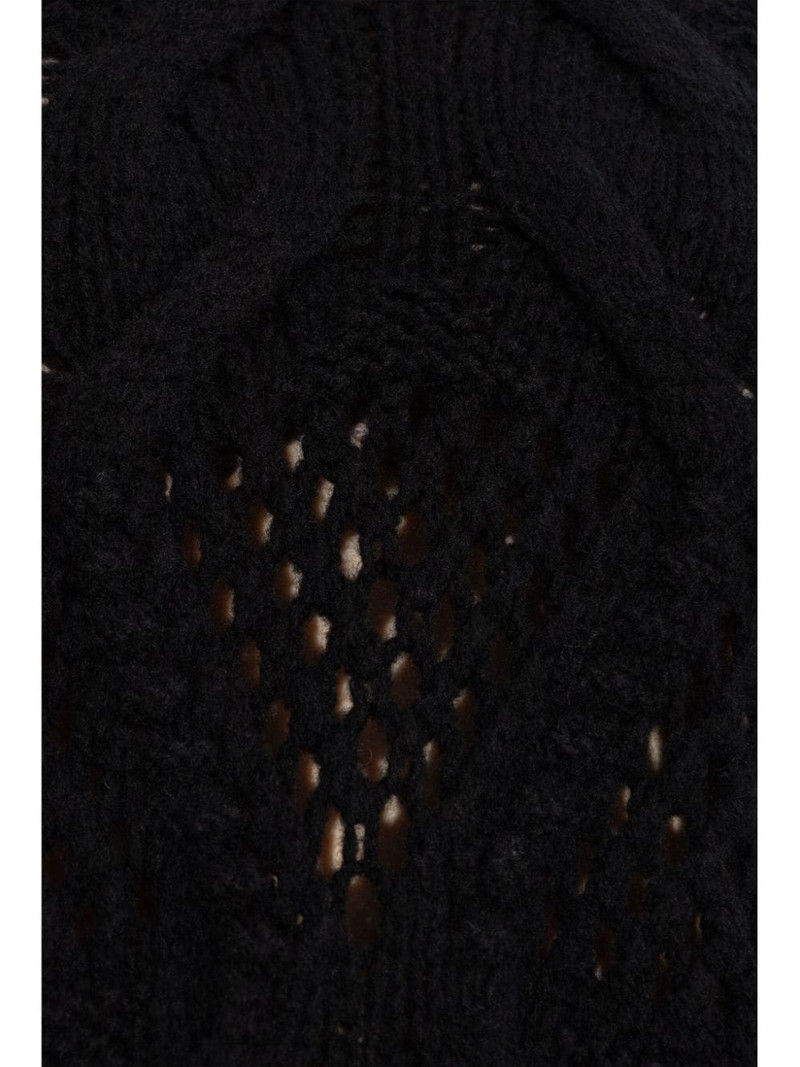 diamond-knit maxi jumper 5