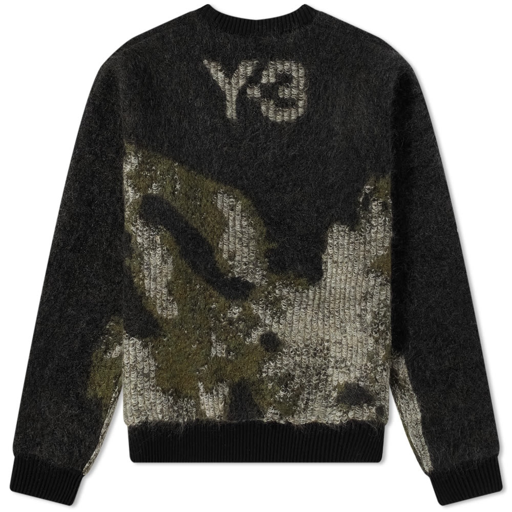 Y-3 Camo Knit Crew Sweat - 2